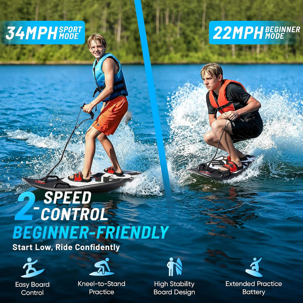 Premium Dual-Speed 12KW Self-Powered Electric Motorized Surfboard (SAK63184)