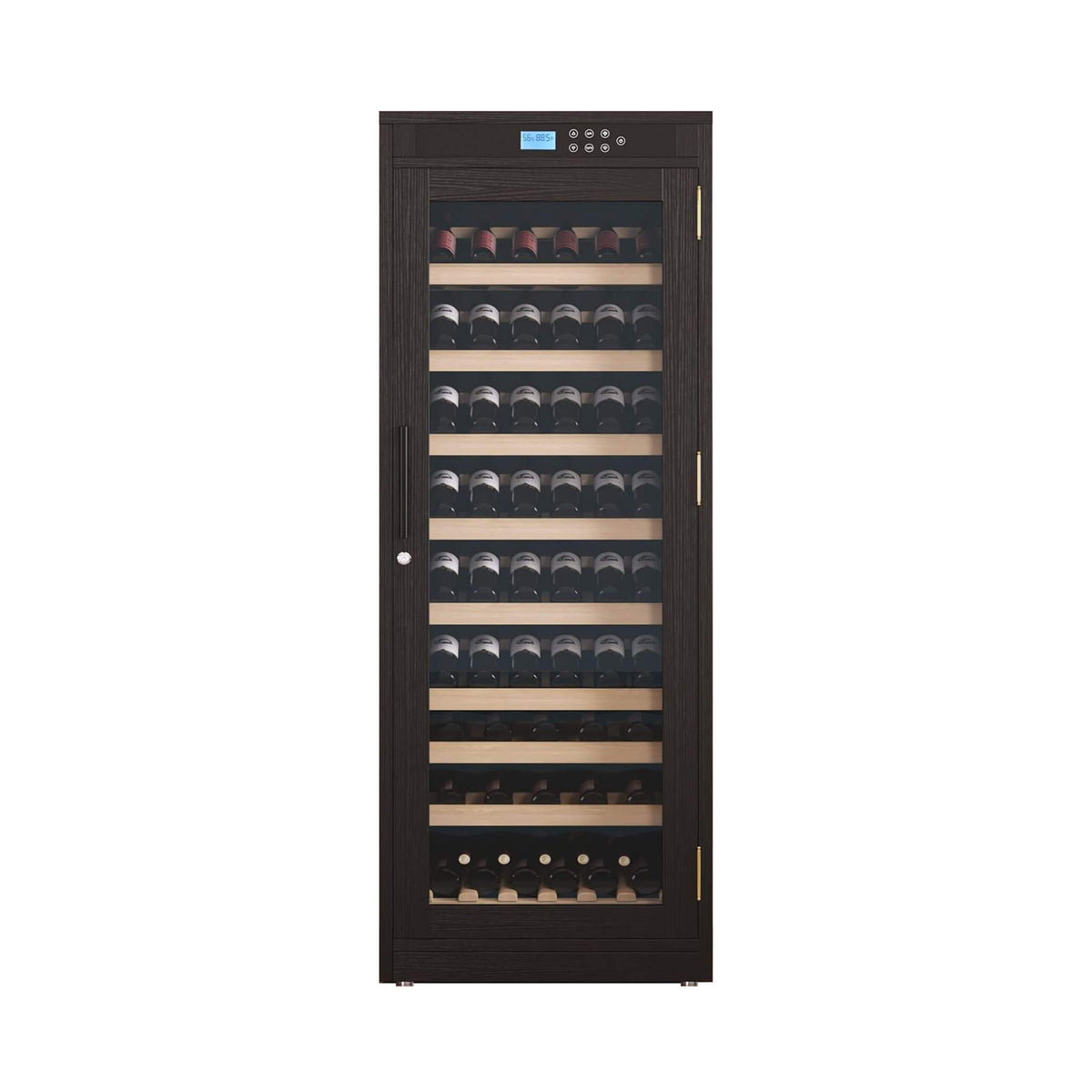 102-Bottle Smart Temperature-Controlled Multi-Tier Wine Cabinet For Home And Bar (SAK46361)