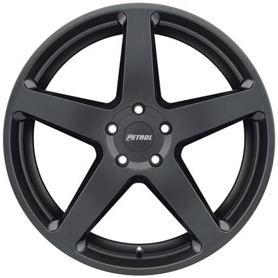 Petrol Wheel P2C Semi-Gloss Black Wheels - S0107