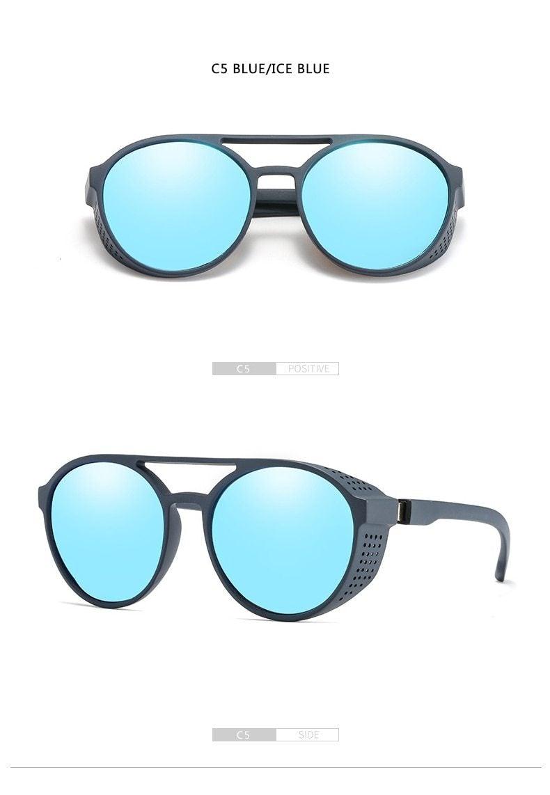 Round Vintage Sunglasses Retro Eyewear For Men Women Classic Sunglasses For Women & Men Retro Style Goggles In Round Shape Flip Up Driving Glasses Vintage Style & Fashionable  Eyewear