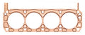 SCE Titan Copper Head Gaskets - T360632L