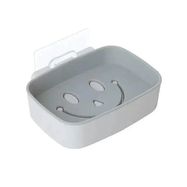 No-Drill Double-Layer Soap & Sponge Rack
