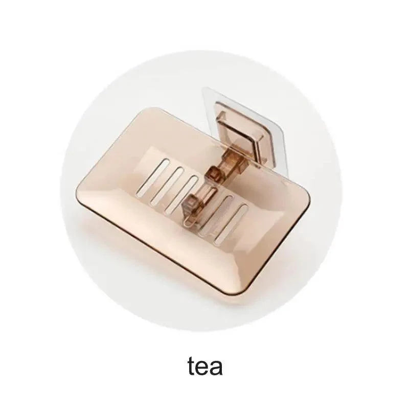 No-Drill Double-Layer Soap & Sponge Rack