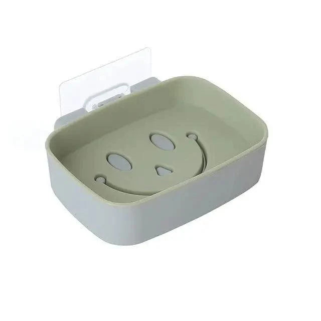 No-Drill Double-Layer Soap & Sponge Rack