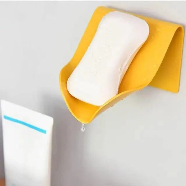 No-Drill Double-Layer Soap & Sponge Rack