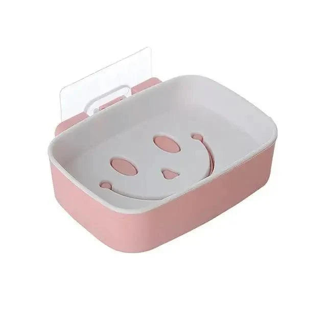 No-Drill Double-Layer Soap & Sponge Rack