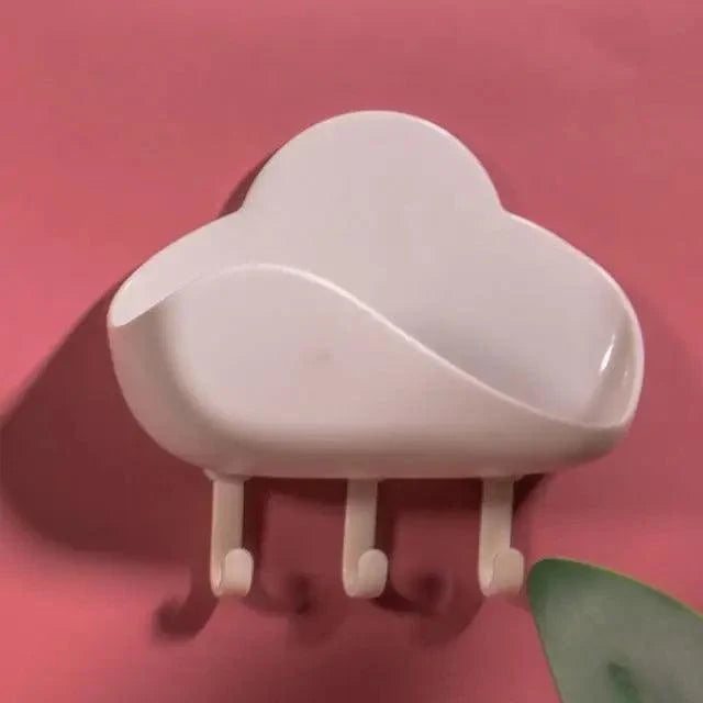 No-Drill Double-Layer Soap & Sponge Rack