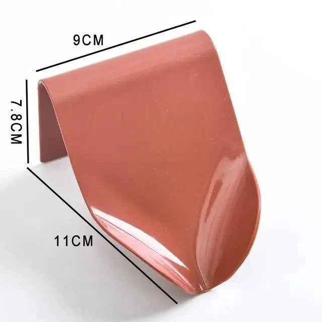 No-Drill Double-Layer Soap & Sponge Rack