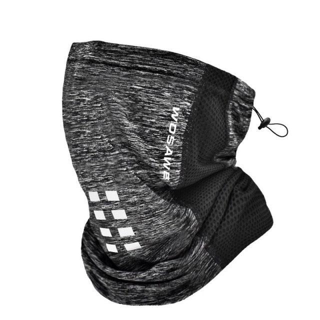 Summer Reflective Cycling Bandana Scarf Ice Silk Anti-UV Breathable Neck Buff Mountain Bike Bicycle Riding Scarf Bandana Motorcycle Bike Riding Protection Headscarf Camping Hiking Protective Face Camo Scarf Shemagh