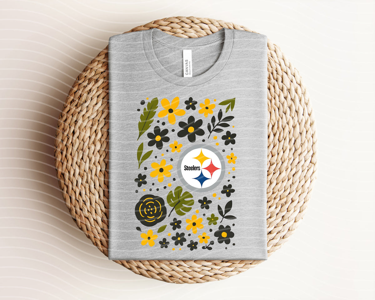 Steelers Floral Graphic Tee
