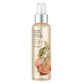 THE FACE SHOP Nature Garden Fresh Citrus perfumed body mist in a golden spray bottle.