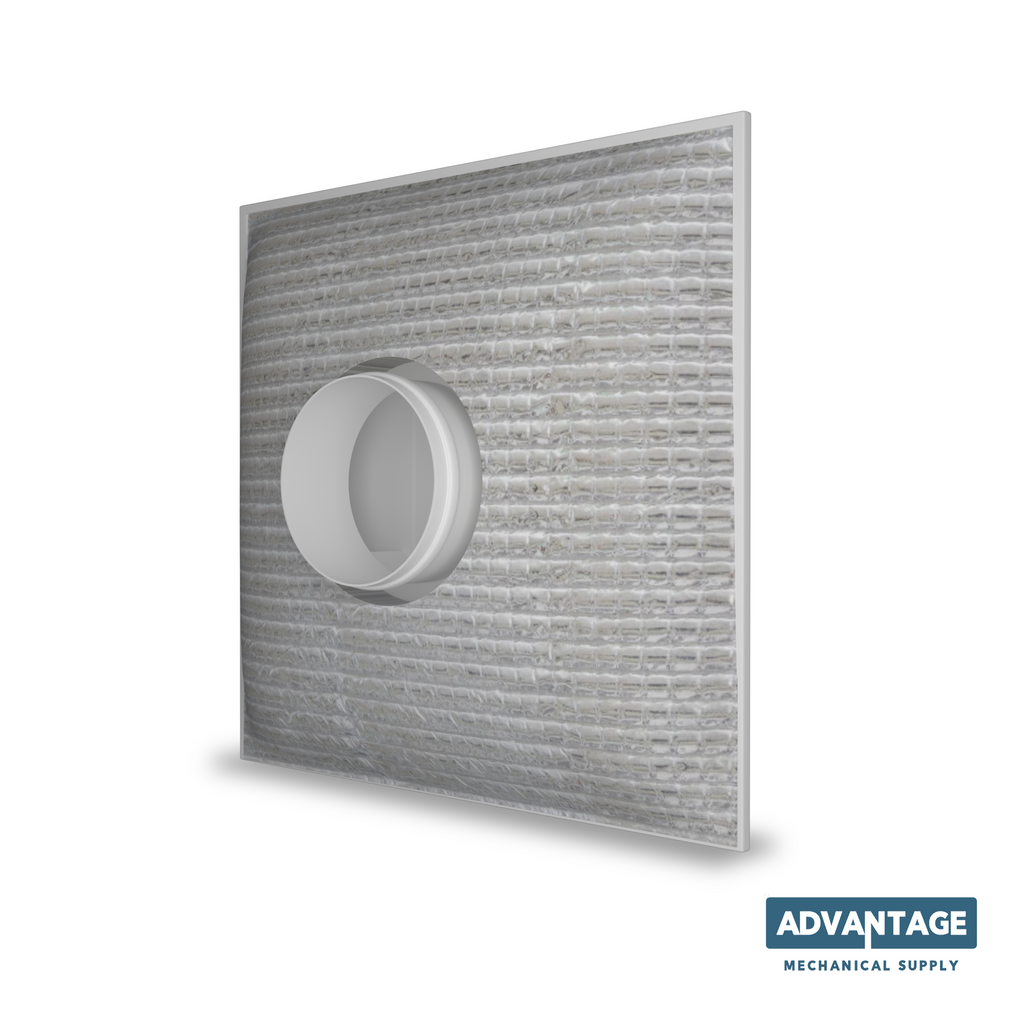 Ceiling Lay-In Plaque Diffuser 24X24 with Insulation - DPL