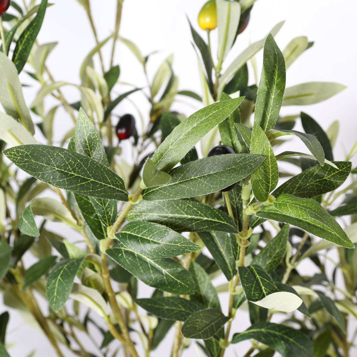 6' Artificial Olive Tree with Realistic Detailing - Fabric & Plastic