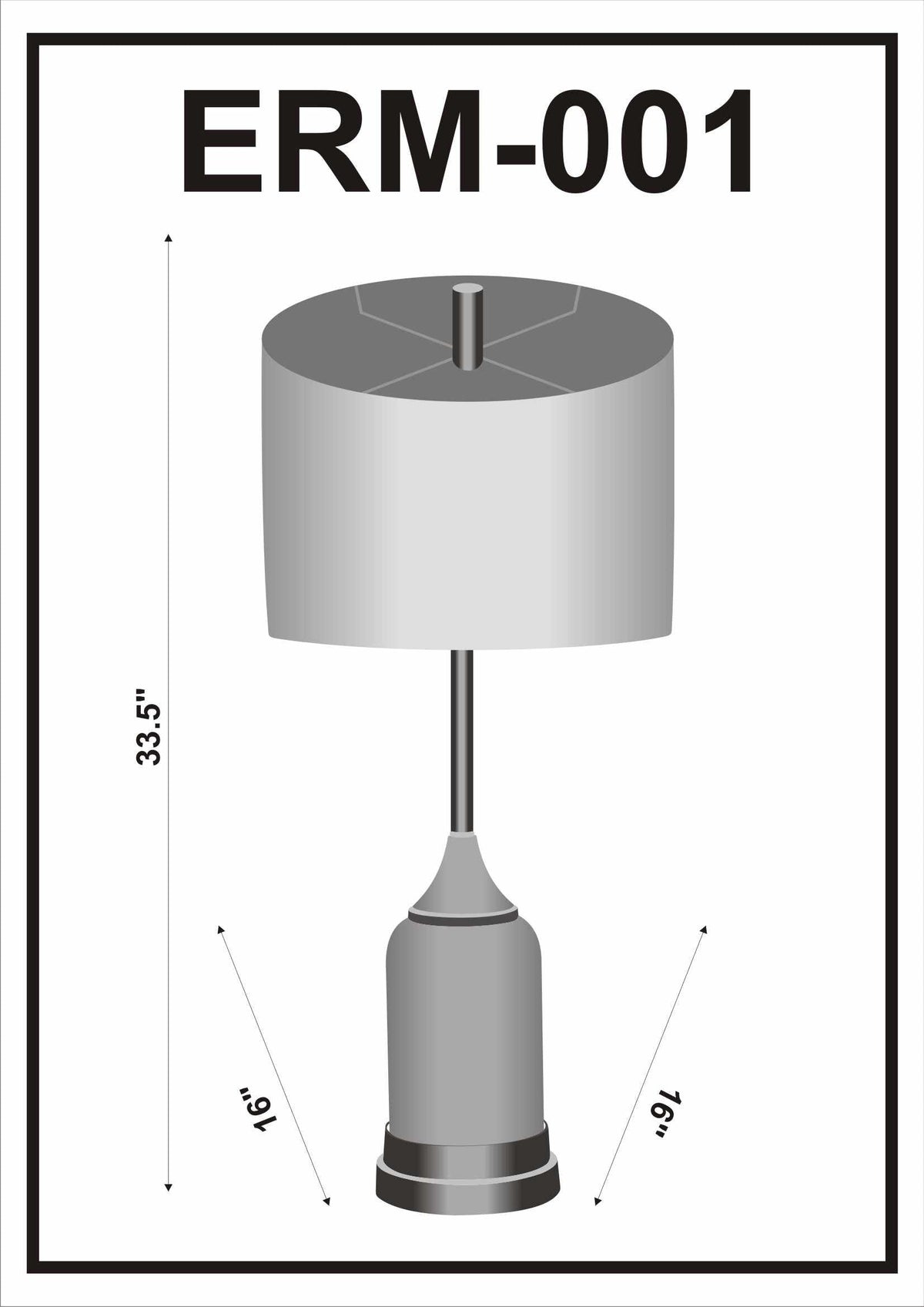 Vegreville Table Lamp - Clearance
