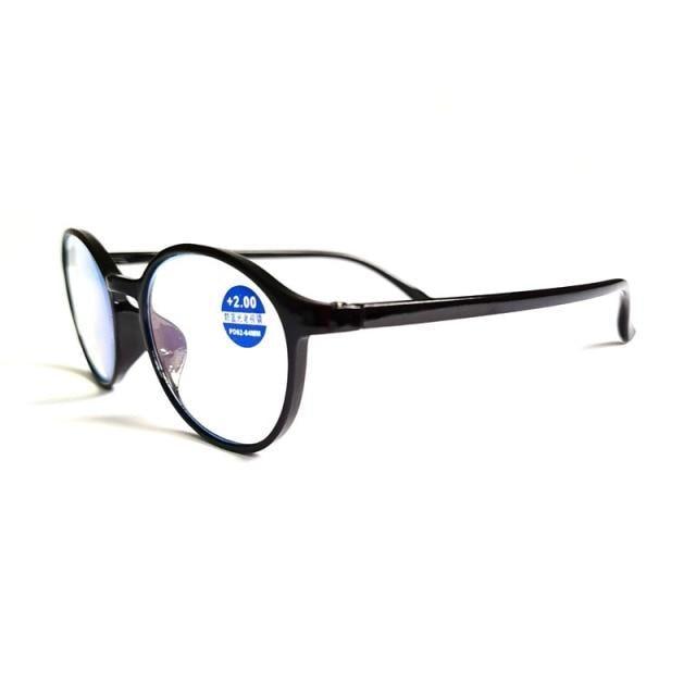 Women Men Round Black Leopard Lunettes Presbyopia Fashion Square Eyewear Anti UV Ray Computer Gaming Eyeglasses Strength Reading Glasses Eyeglasses 3.5 4.0