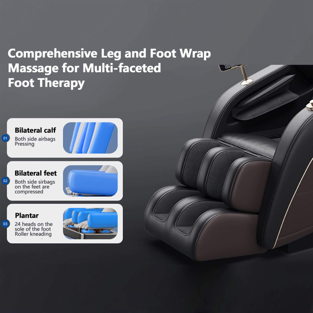 Infinity Zero-Gravity Heated Massage Chair With SL Track And Built-In Speakers (SAK46029)